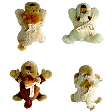 4 Pack Natural Dog Toys