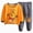 boy outfits-Yellow, variant on TOWED22 Toddler Newborn Boy Clothes 2Pcs Long Sleeve Print Cotton Pullover Top Elastic Waist Pants Fall Winter Outfits(Light Yellow,3-4 Y)