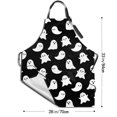thumbnail image 5 of Cute Ghost Aprons for Women Pumpkin Cooking Apron with Pockets Kitchen Apron Adjustable Neck for Men Home Holiday Decorations Gift, 5 of 7