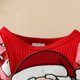 thumbnail image 4 of Tisuna Christmas Romper Dress For Newborn Girls Cartoon Print Long Sleeve Crew Neck Jumpsuit Soft Breathable Autumn Girls Bodysuit With Headband Red Size 9-12 Months, 4 of 6