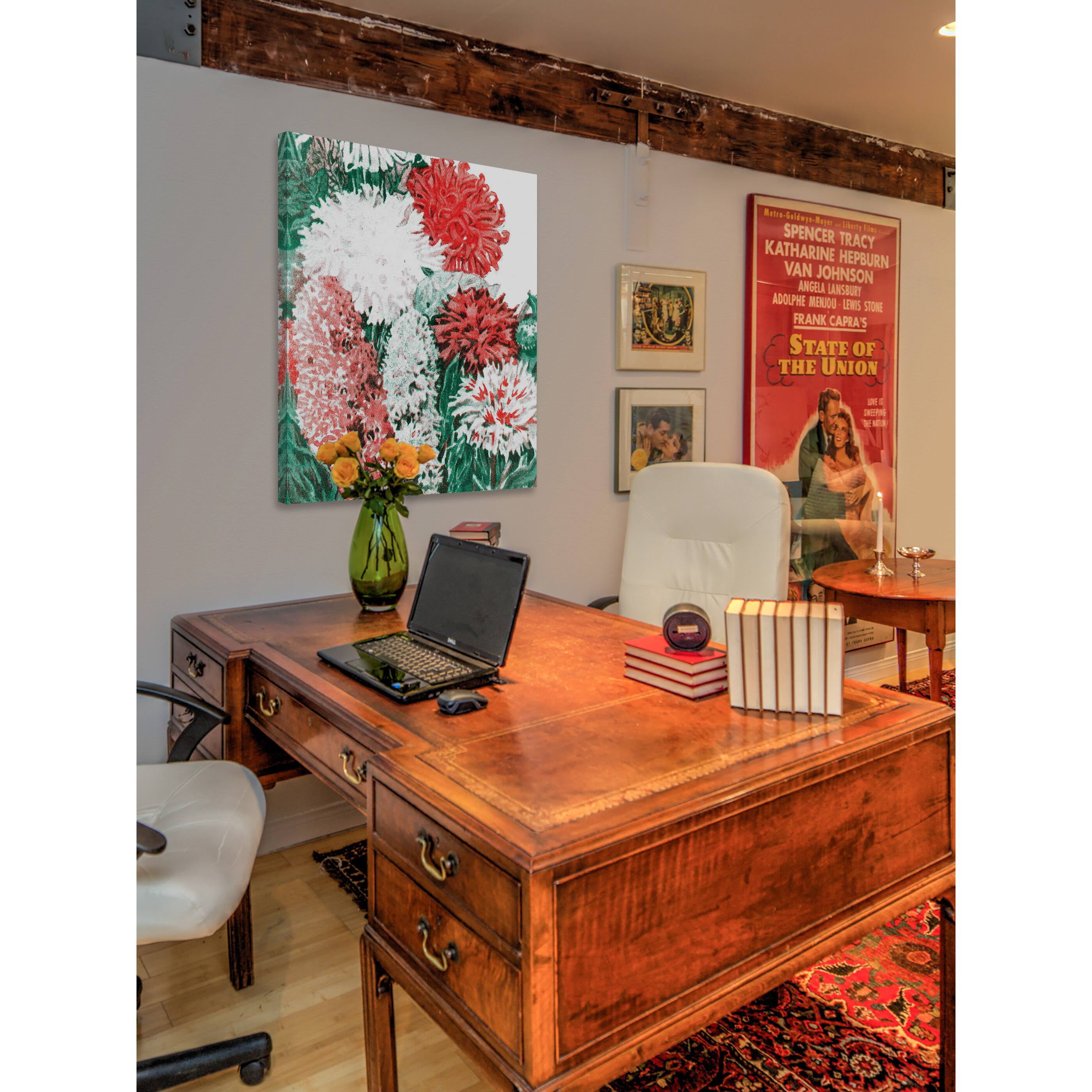 Marmont Hill "Seeds Flowers" Painting Print on Canvas
