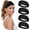 Black, variant on Cooling Headbands for Women, Non-Slip Sweatbands for Women, 4-Pack Elastic Bands for Running, Yoga, Gym Workouts, Football