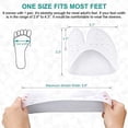thumbnail image 4 of Triani 1 Pairs Gel Toe Cap Protector Toe Protection Soft Toe Sleeves Ball of Foot Cushion Blisters Pad Insoles Silicone Bunion Sleeves with Women and Men Metatarsal Pads,White, 4 of 8