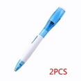 thumbnail image 1 of 2Pcs Korea New Stationery Led Lamp Flashlight Multifunction Ballpoint Pen Flashlight Pen, 1 of 6