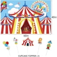 thumbnail image 2 of Foci Cozi Circus Party Clown Props Party Decorations Kit Colorful, 125 Pcs, 2 of 7