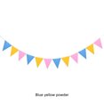 thumbnail image 2 of Monstrate Fiesta con banderas de guirnaldas elegantes y minimalistas: ambiente moderno, resistente y duradero sin esfuerzo Kits de decoración para fiestas azul amarillo rosa, 2 of 6