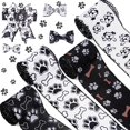 thumbnail image 1 of Cinta Bisanzoya con Huellas de Perro con Alambre, 2.5 pulgadas x 20 metros, 4 Rollos, 1 of 7