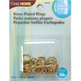 thumbnail image 1 of Dritz 44348 Brass Plated Rings, 15/32-Inch, 24-Pack, 1 of 2