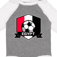 thumbnail image 4 of Inktastic Soccer Egypt Flag Banner Boys or Girls Long Sleeve Baby Bodysuit, 4 of 5