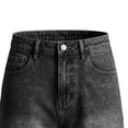 thumbnail image 4 of snilers Girls Bermuda Denim Shorts Teens Loose High Rise Knee Length Stretchy Jean Long Shorts Summer Casual Jorts 12-16 Years, 4 of 5