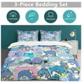 thumbnail image 5 of Tuxedosam Duvet Cover Set 3-Piece Bedding Set Soft Warm And Comfortable Soft Bed Set with 1 Duvet Cover And 2 Pillowcases for Bedroom All Season, 5 of 8