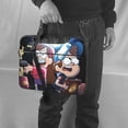 thumbnail image 6 of Gravity Falls Laptop Carrying Case 13 Inch Laptop Bag Computer Protective Case Shoulder Strap Carrying Briefcase Messenger Bag, 6 of 9