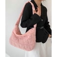 thumbnail image 2 of Kukuzhu Quilted Shoulder Tote Shoulder Bag Women Padding Cotton Down Hobo Bag Large Casual Shopping Bags, 2 of 7