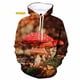 thumbnail image 3 of Sudadera con capucha con estampado 3D de hongos para hombre y mujer, sudadera con capucha de gran tamaño con estampado completo para primavera y otoño, ropa de diseñador para hombre, 3 of 5