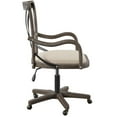 thumbnail image 4 of Linon Carson Wood and Metal High Back Indoor Executive Chair, Graywash, 4 of 8