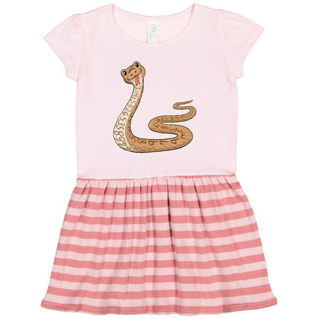 

Inktastic Pi-thon Pi Day Python Pun Snake Gift Toddler Girl Dress