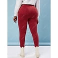 thumbnail image 4 of Escalera de colores rasgado más tamaño pantalones flacos Rosegal Pantalones de talla grande, 4 of 5