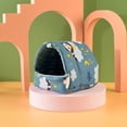 thumbnail image 2 of Guinea Pig Bed, Guinea Pig Hideout Washable Small Animal House Cage Accessories for Dwarf Rabbits Chinchillas Hamsters Hedgehogs Ferrets Bearded Dragons and Rats, 2 of 2