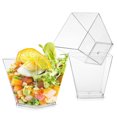 thumbnail image 2 of LEEYNEER 25 Pcs Dessert Cup Transparent Pudding Cups Plastic Tableware Transparent Dessert Mugs, 2 of 6