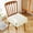 Off-white, variant on 4 Pack Ruffled Chair Pads for Dining Chairs, Cotton Chair Cushion with Ties Farmhouse Seat Cushion for Dining & Kitchen Chair Seat Pads (Off-White,4 Pack)