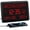 Red, variant on 11.5" Extra Large Digital Wall Clock With Date And Day Of Week Electric Desk For Seniors Display Alarm Bedroom Backup 5 Dimmer 2 Usb Ports Indoor Temp 12/24h