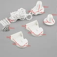 thumbnail image 5 of jifeng White Plastic Roller Part Bracket with Bead Chain Repair Fitting Kit 25mm, 5 of 5