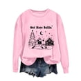 thumbnail image 5 of Hanen Christmas Shirt for Women,Women's Christmas Printed Fashionable Loose Casual Long Sleeved Top Regular Sleeve Hooded Sweatshirt, 5 of 5