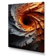 thumbnail image 2 of Designart "Inflection Spiral With An Infernal Touch II" Abstract Spirals Canvas Prints, 2 of 7