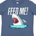 thumbnail image 4 of Inktastic Feed Me with Shark Head Boys or Girls Toddler T-Shirt, 4 of 5
