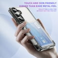 thumbnail image 5 of Decase Transparent Wallet Case for Samsung Galaxy S25,Wallet Case with Card Holder Kickstand Card Holder Clear Hard+PC Soft TPU Hybrid Shockproof Cover for Samsung Galaxy S25 Phone Case,Black, 5 of 7