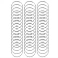 thumbnail image 1 of Juego de 45 Pulseras con Dijes de Serpiente, de Acero Inoxidable, Expandibles, Ajustables, de Plata., 1 of 8