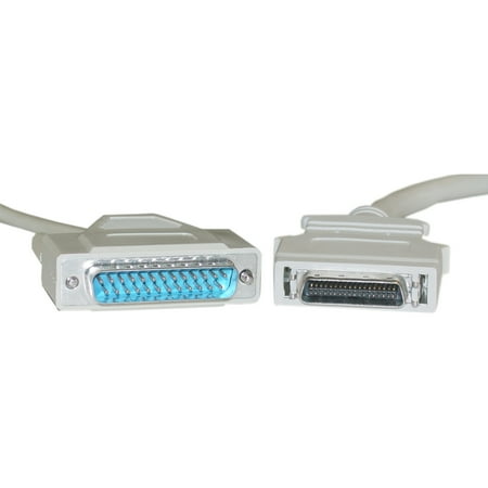 UPC: 0846568002601 | Parallel Cable  DB25 Male to HPCentronics 36 (HPCN36) Male  18 Twisted Pairs  A/C Type  3 foot