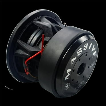Massive Audio HippoXL152R 15" 3000W RMS Subwoofer, 6000W Peak, Dual 2 Ohm