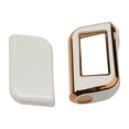 thumbnail image 4 of SPRING Minimalist Style TPU Car Key Case Covers Shell Designed For Starline A93 A63 Russian 2 Way Version Protective Gold edged White, 4 of 9