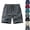 Gray, variant on DJDLJWCJ Mens Athletic Shorts, Bermuda Shorts for Men Elastic Waist Outdoor Running Shorts Mens Workout Shorts Quick Dry Drawstring Elastic Waist Gym Shorts Black L (29-31)