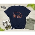 thumbnail image 2 of Colorful Rhinoceros Hippopotamus Wild Hippo Animal Wildlife T-Shirt Rhino Lover Gift Graphic T Shirt for Men Women Boys Girls Teens Tshirt, 2 of 8