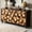 Antique Bronze, variant on Shaiaield 30" Sideboard Buffet Cabinet with Black Top,Modern Buffet Cabinet with Honeycomb Pattern,Wood Accent Cabinets for Living Room