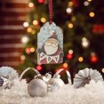 thumbnail image 1 of Xihbxyly Artículos En Oferta Casero Pintado para Navidad, Decoración de Árbol de Navidad, Colgante 10 Cm, Muñeco de Nieve de Madera para Navidad, Papá Noel, 1 of 7