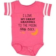 thumbnail image 3 of Inktastic I Love My Great Grandma to the Moon and Back Boys or Girls Baby Bodysuit, 3 of 5