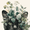Black Cat Floral Wreath, variant on UXIEQU Young Woman Portrait Canvas Wall Art 15.75x11.81 Inches