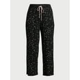 thumbnail image 6 of Joyspun Women's Knit Cropped Sleep Pants, Sizes S to 3X, 6 of 6