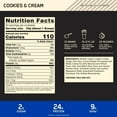 thumbnail image 3 of Optimum Nutrition Gold Standard 100% Casein Protein Powder, Cookies & Cream, 24g Protein, 4 Lb, 3 of 10