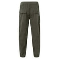 thumbnail image 5 of Pantalones cargo para hombre - Pantalones utilitarios para trabajo al aire libre - Poliéster, resistentes, múltiples bolsillos, tallas S-XXL, 5 of 5