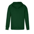 thumbnail image 5 of BXINGOHAI Lightweight Zip Hoodie for Men Full Zip Casual Cotton Hoodie, Soft Long Sleeve Green L, 5 of 6