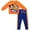 Orange, variant on Disney Mickey Mouse Long Sleeve Shirt and Jogger Pant Set for Boys, Comfy Active Wear for Kids, Red, Size 5