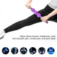 thumbnail image 3 of Bnineteenteam Muscle Roller Stick, Muscle Roller Massage Stick Yoga Stick Celulitis Spiky Ball para Espalda Brazos Hombro Pierna para Alivio Músculos Dolor(púrpura), 3 of 4