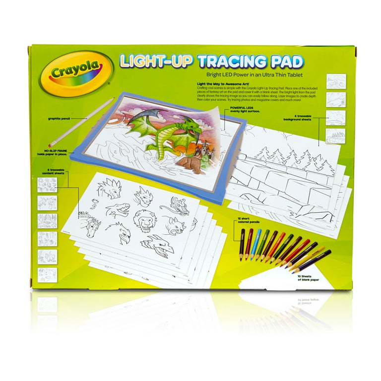 Crayola Light Up Tracing Pad, Pink, Toys, Gifts for Girls & Boys, Child 