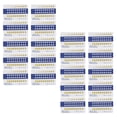 thumbnail image 4 of Shisuyan Tooth Color Chart Tooth Color Contrast Cards Blue PVC 20Pcs 3.3X2.1X0.8In, 4 of 8