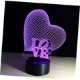 thumbnail image 2 of YSTIAN Moon Night Light USB Desk Lamp LED Desk Lamp Moon Night Light Illusion Lamp 3D Lamp Illusion Love Heart Illusion Lamps Slideshow Projector Lamp Ambient Light Remote Control, 2 of 9
