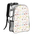 thumbnail image 3 of Kdxio Summer Rabbit Clear Backpack, Transparent Bookbag for School for Women Men, Capacity Clear Bag for College, Travel, 3 of 7